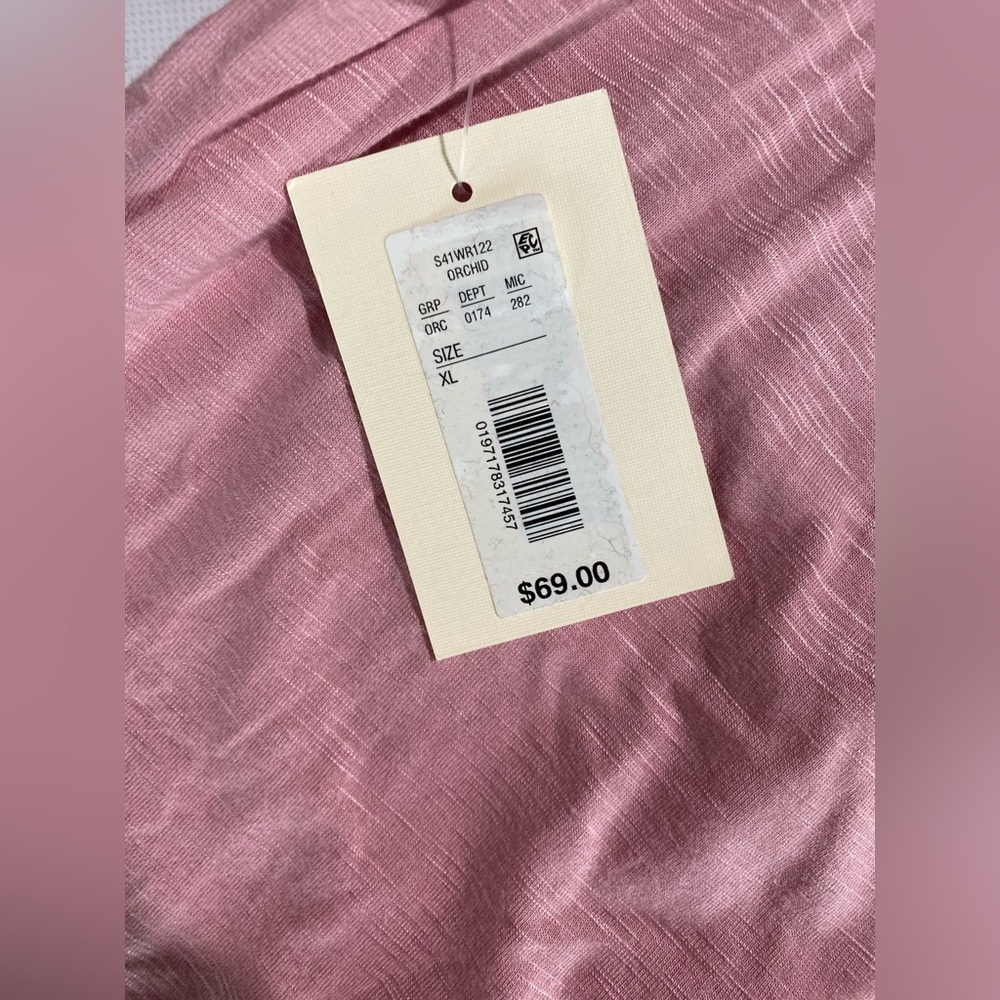 NEW Size XL Nurture by Westbound Woven V-Neck 3/4 Sleeve Blouse Orchid Pink $69 - Picture 10 of 10
